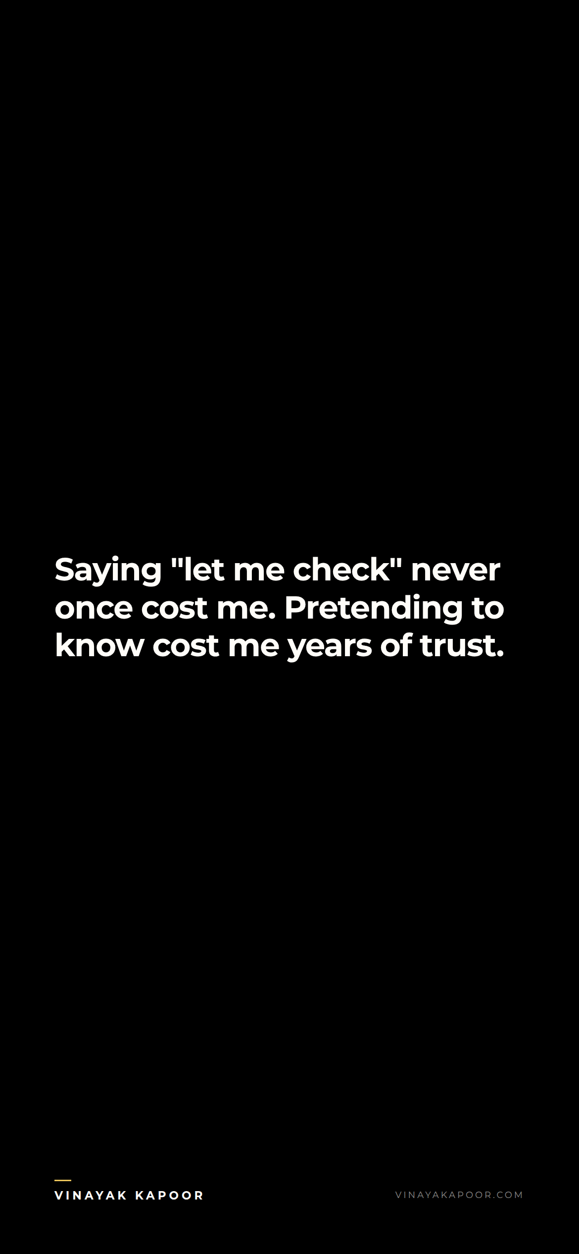 Saying
